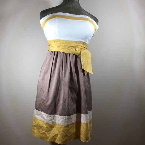 Max & Cleo Strapless Sundress Sz 6 - Picture 4 of 8